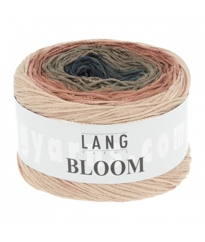  Coton à tricoter Bloom - Lang Yarns marron 75