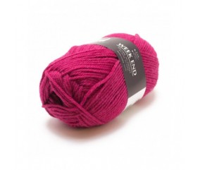 Pelote de laine à tricoter Week-End - Plassard rose 12 sperenza