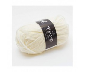 Pelote de laine à tricoter Week-End - Plassard ecru 1216 sperenza