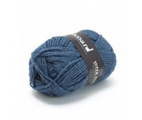 Pelote de laine à tricoter Week-End - Plassard bleu 1280 sperenza