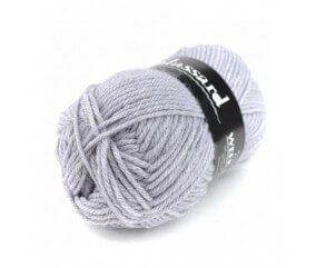 Pelote de laine à tricoter Week-End - Plassard gris clair 1400 sperenza