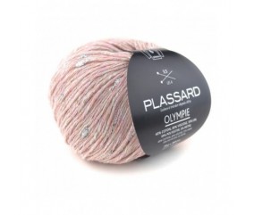Fil à tricoter Olympie - Plassard rose 30 sperenza