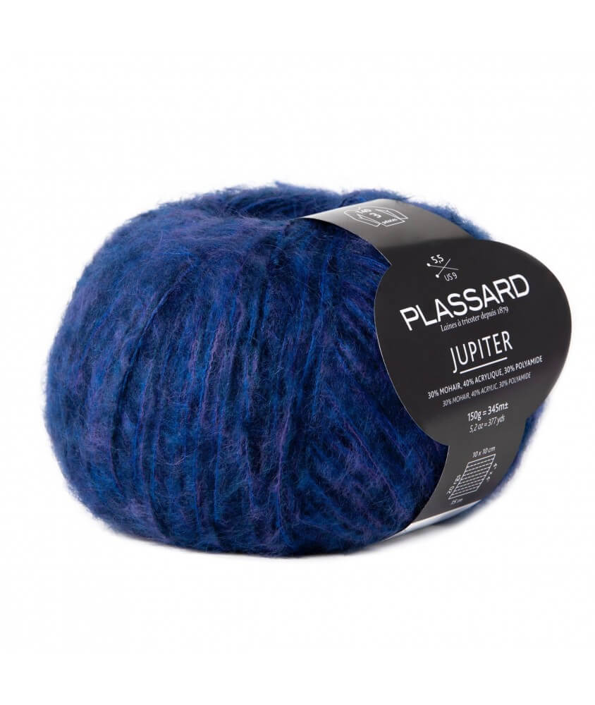 Fil à tricoter Jupiter - Plassard bleu 22 sperenza Fil à tricoter Jupiter - Plassard bleu 22 sperenza