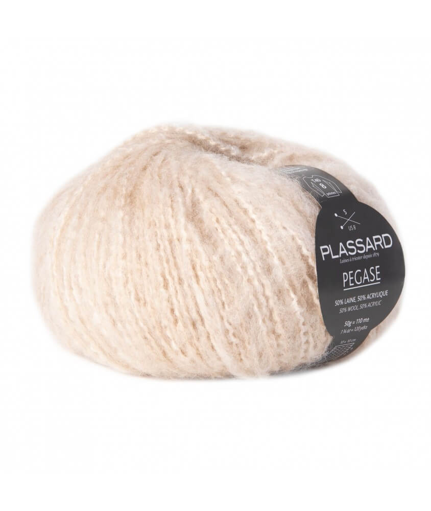 Pelote de laine à tricoter Pégase - Plassard rose 80 sperenza