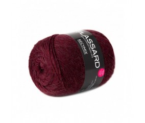 Pelote à tricoter Recymix - Plassard rouge bordeaux 37 sperenza