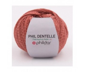 Fil ruban à tricoter Phil Dentelle - Phildar Sperenza Marsala rouge