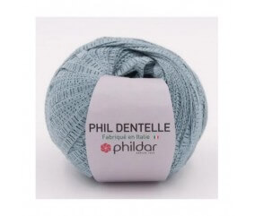 Fil ruban à tricoter Phil Dentelle - Phildar Sperenza  danube bleu clair