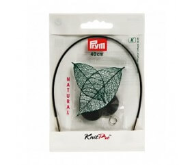 Cable Natural 40 à 150 cm aigu. circulaires/crochet interchangeables - Prym - Knitpro 40cm sperenza