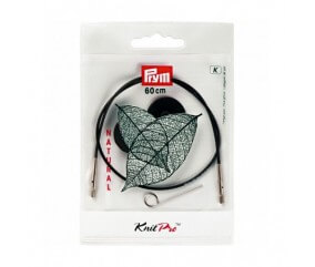 Cable Natural 40 à 150 cm aigu. circulaires/crochet interchangeables - Prym - Knitpro 60cm sperenza