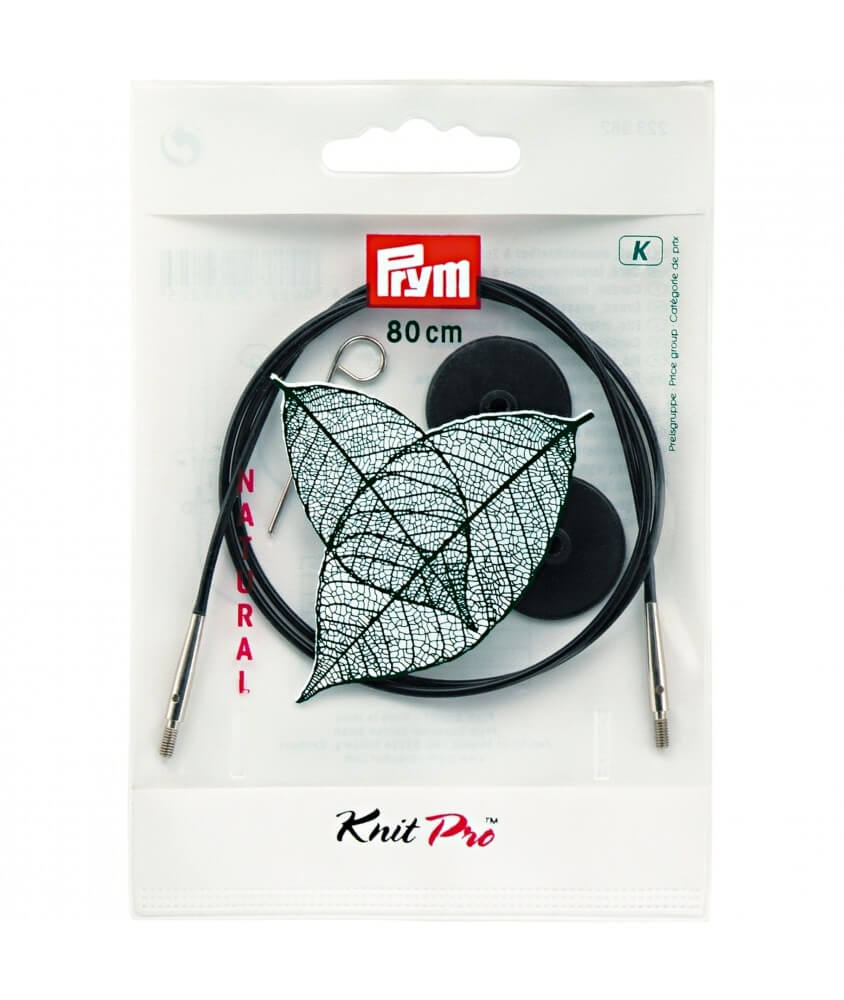 Cable Natural 40 à 150 cm aigu. circulaires/crochet interchangeables - Prym - Knitpro 40cm sperenza