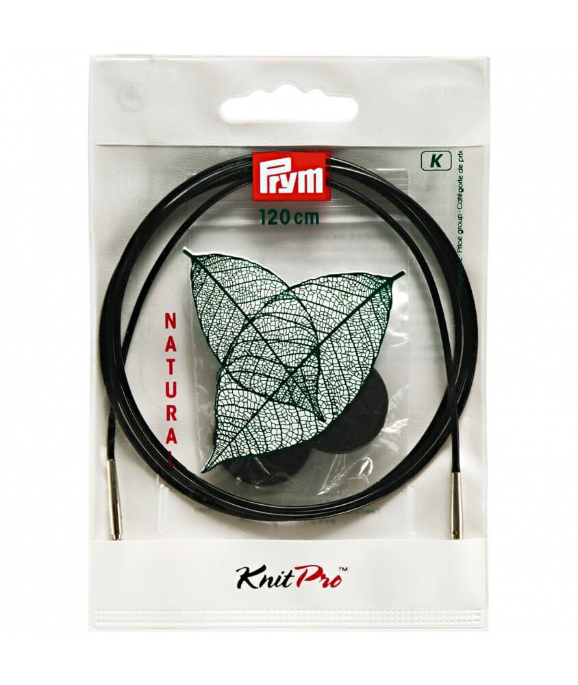 Cable Natural 40 à 150 cm aigu. circulaires/crochet interchangeables - Prym - Knitpro 120cm sperenza