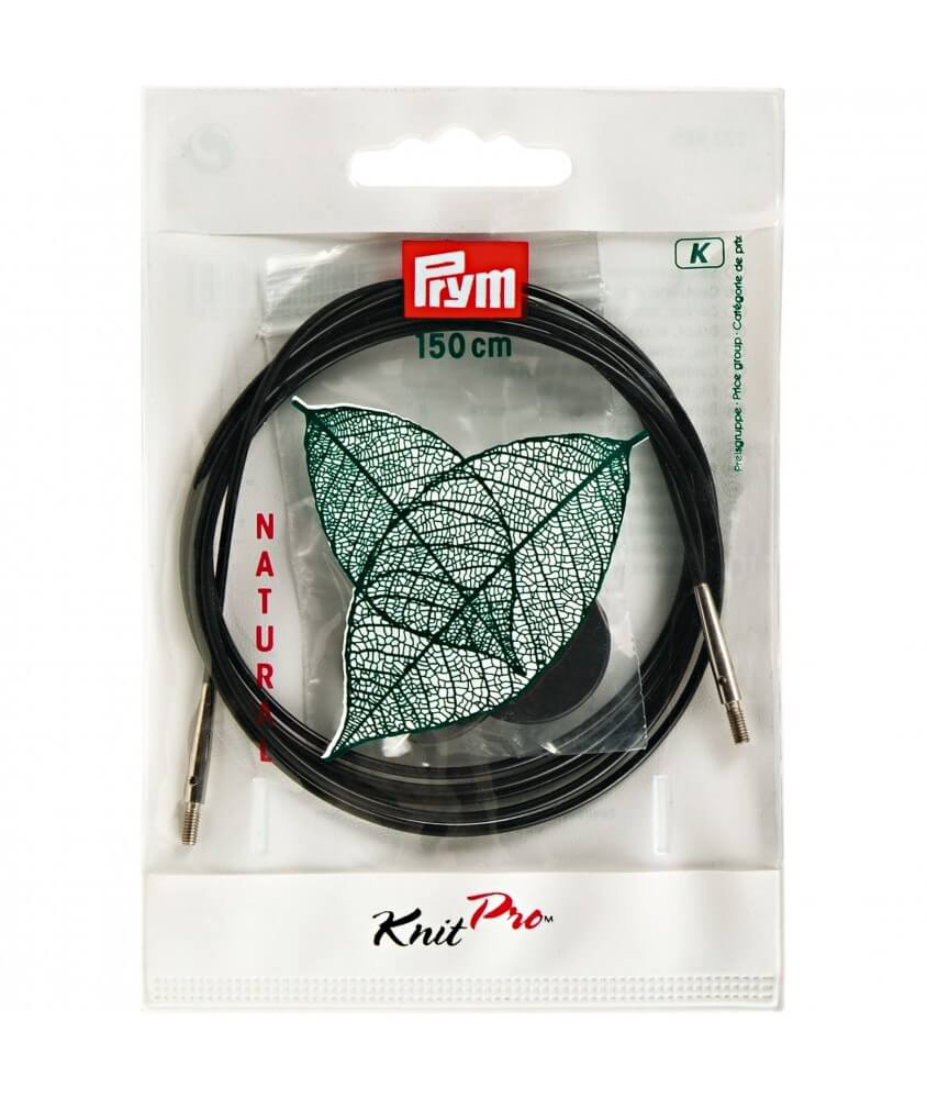 Cable Natural 40 à 150 cm aigu. circulaires/crochet interchangeables - Prym - Knitpro 150cm sperenza