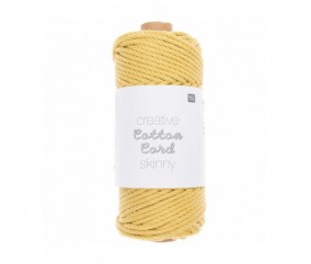 Creative COTTON CORD SKINNY - Rico Design 2 jaune sperenza
