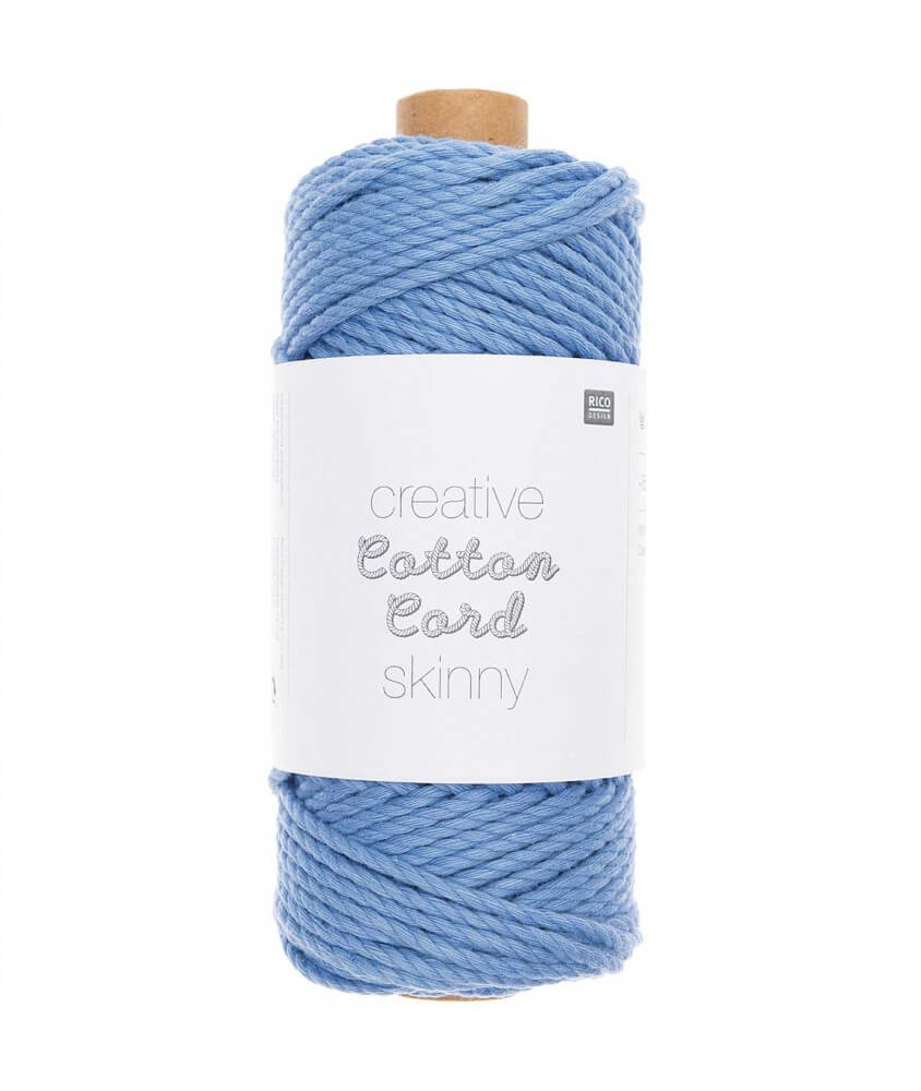 Creative COTTON CORD SKINNY - Rico Design 5 bleu sperenza Creative COTTON CORD SKINNY - Rico Design 5 bleu sperenza