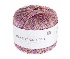 Pelote de coton Creative Make It Glitter - Rico Design 1 multicolore pastel sperenza