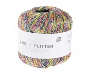 Pelote de coton Creative Make It Glitter - Rico Design multicolore 2 barbie sperenza