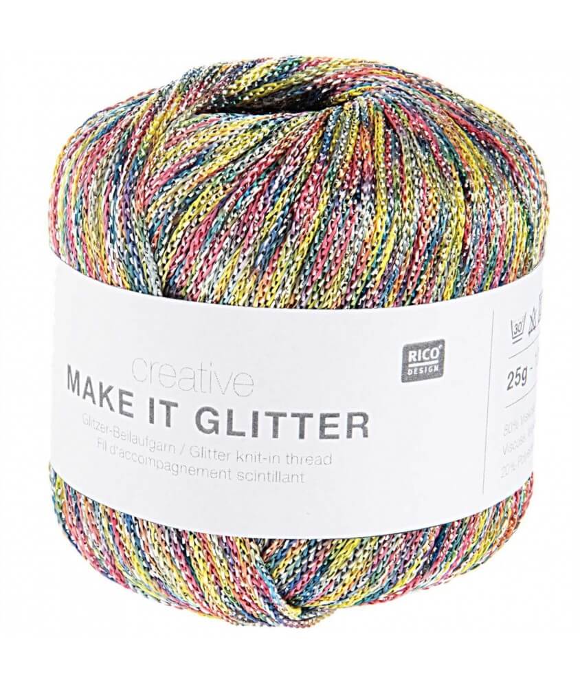 Pelote de coton Creative Make It Glitter - Rico Design multicolore 2 barbie sperenza