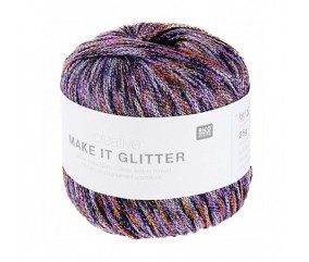 Pelote de coton Creative Make It Glitter - Rico Design multicolore 3 fleurs sperenza