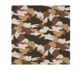 Tissu coton Camouflage Army