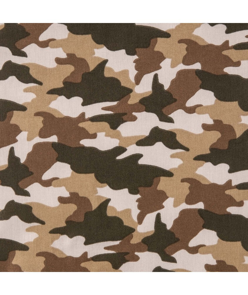 Tissu coton Camouflage Army