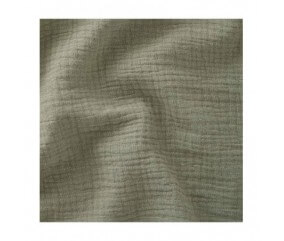 Tissu Double Gaze de coton gaufrée