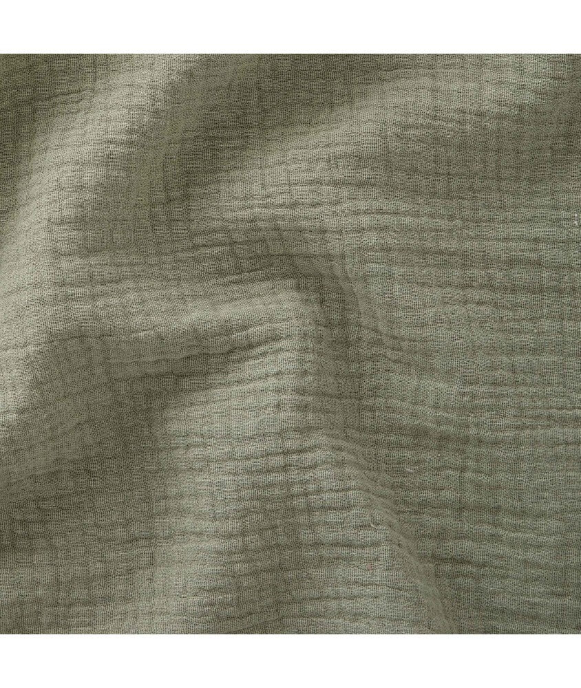 Tissu Double Gaze de coton gaufrée - motif et coloris