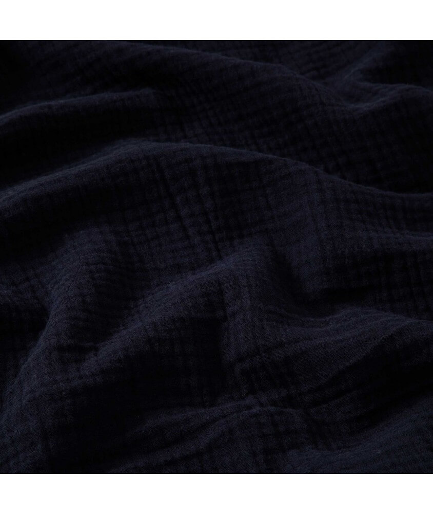 Tissu Double Gaze de coton gaufrée