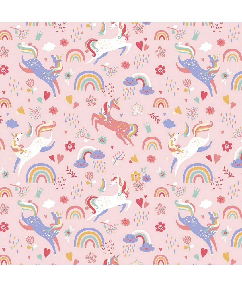 tISSU LICorne magique amour fleur enfant garçon fille