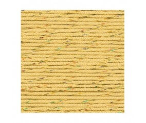  Fil à tricoter Essentials Cotton Glitz DK - Rico Design curry sperenza
