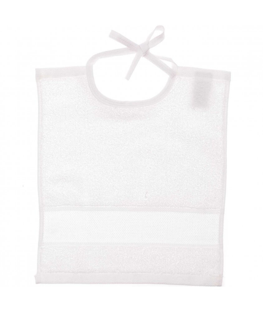 Bavoir à broder 30x34 - Rico Design BLANC SPERENZA Bavoir à broder 30x34 - Rico Design BLANC SPERENZA