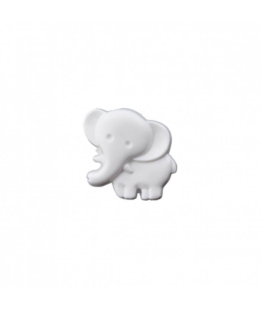 Bouton Eléphant à queue 19 mm - Prym blanc sperenza