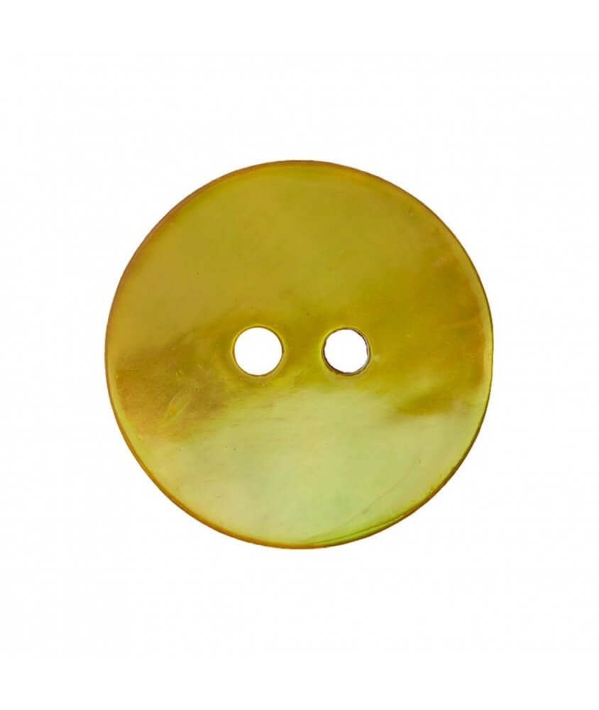 Boutons Nacre 2 trous 23mm - Prym JAUNE SPERENZA