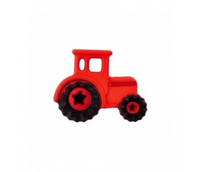 Bouton Tracteur à queue 23 mm - Pym ROUGE SPERENZA