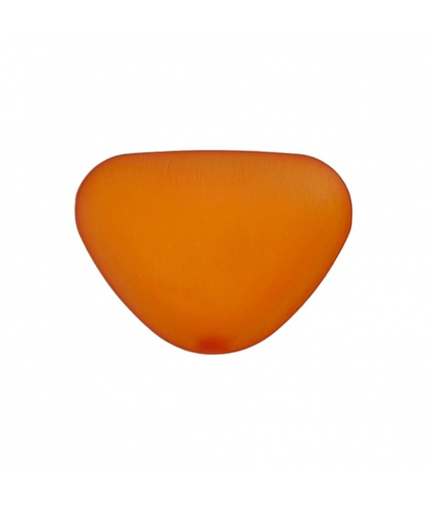 Bouton triangle polyester à queue 22mm - Prym ORANGE SPERENZA