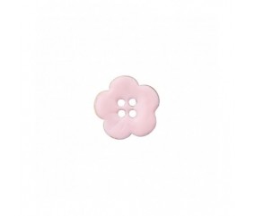 Bouton coco 4 trous Fleur 18mm - Prym ROSE CLAIR FLEURS SPERENZA
