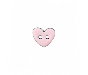 Bouton coco 2 trous Coeur 10 à 15mm - Prym ROSE SPERENZA