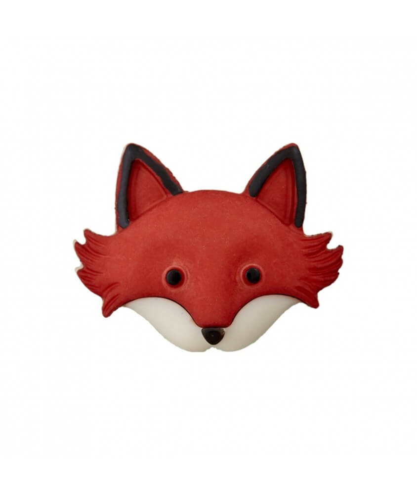 Bouton polyester Renard à queue 20mm - Prym tête renard marron sperenza Bouton polyester Renard à queue 20mm - Prym tête renard marron sperenza