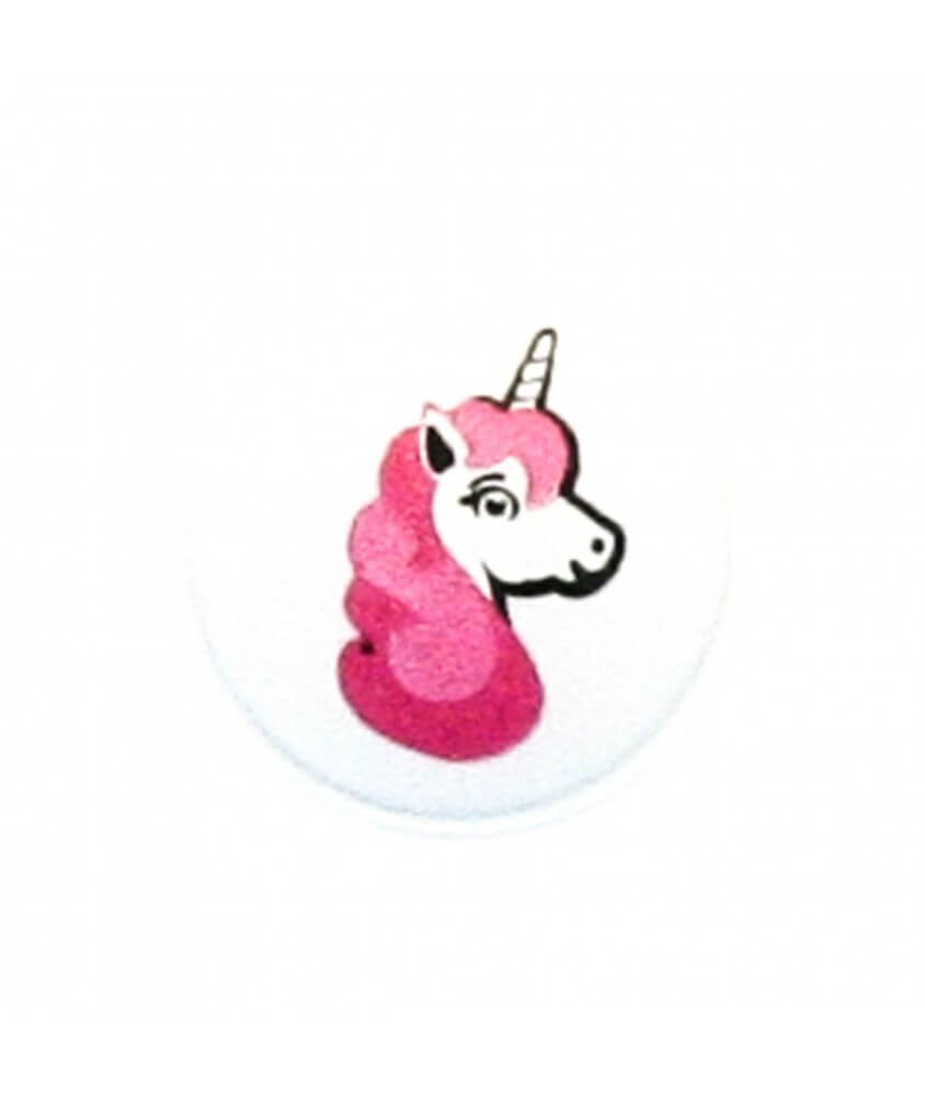 Bouton Licorne polyester à queue 18mm - Prym blanc