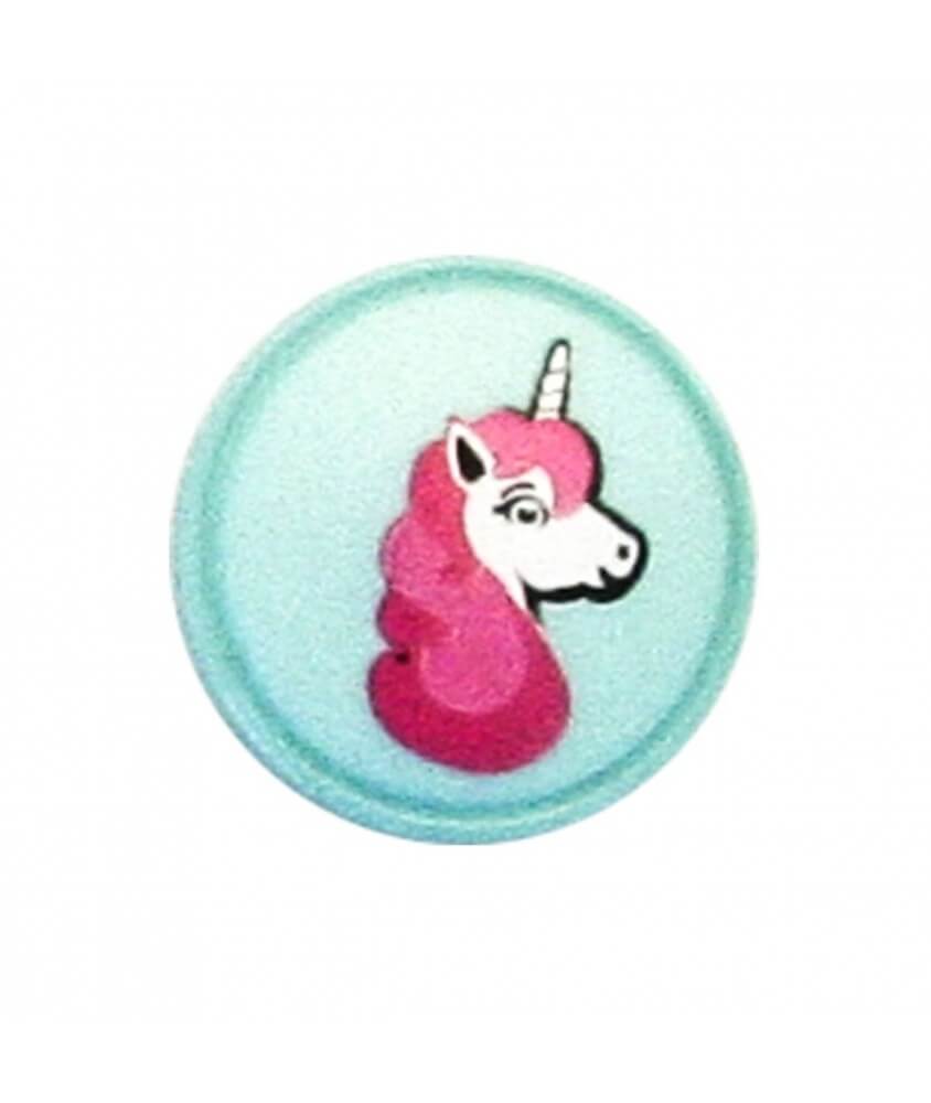 Bouton Licorne polyester à queue 18mm - Prym vert