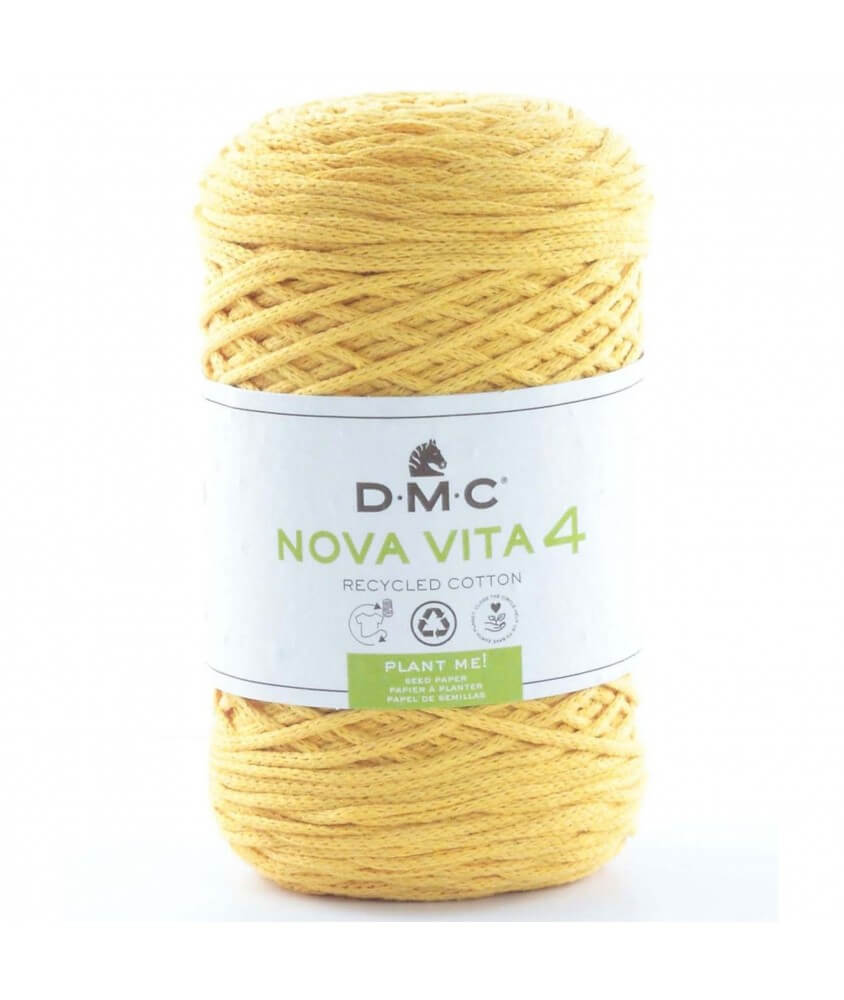 Coton recyclé macramé NOVA VITA 4 (250gr) ! - Dmc - certifié Oeko-Tex Coton recyclé macramé NOVA VITA 4 (250gr) ! - Dmc - certifié Oeko-Tex