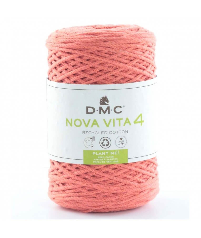 Coton recyclé macramé NOVA VITA 4 (250gr) ! - Dmc - certifié Oeko-Tex Coton recyclé macramé NOVA VITA 4 (250gr) ! - Dmc - certifié Oeko-Tex