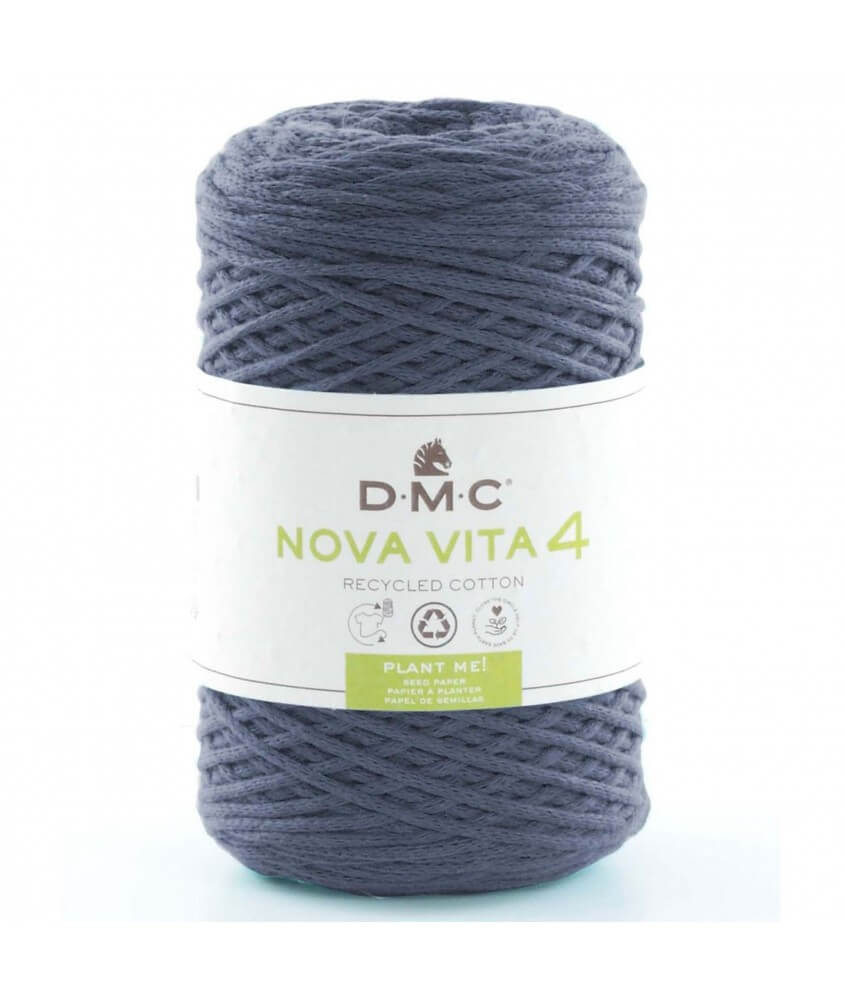 Coton recyclé macramé NOVA VITA 4 (250gr) ! - Dmc - certifié Oeko-Tex Coton recyclé macramé NOVA VITA 4 (250gr) ! - Dmc - certifié Oeko-Tex