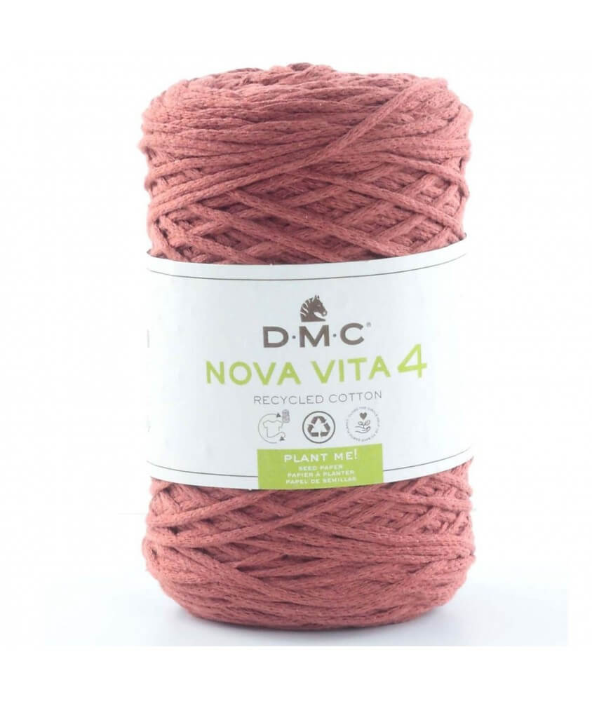 Coton recyclé macramé NOVA VITA 4 (250gr) ! - Dmc - certifié Oeko-Tex Coton recyclé macramé NOVA VITA 4 (250gr) ! - Dmc - certifié Oeko-Tex