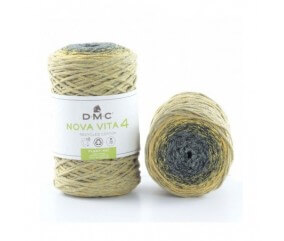 Coton recyclé macramé NOVA VITA 4 chiné (250gr) ! - Dmc - certifié Oeko-Tex jaune sperenza