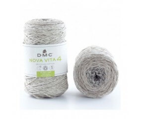 Coton recyclé macramé NOVA VITA 4 chiné (250gr) ! - Dmc - certifié Oeko-Tex gris clair sperenza 