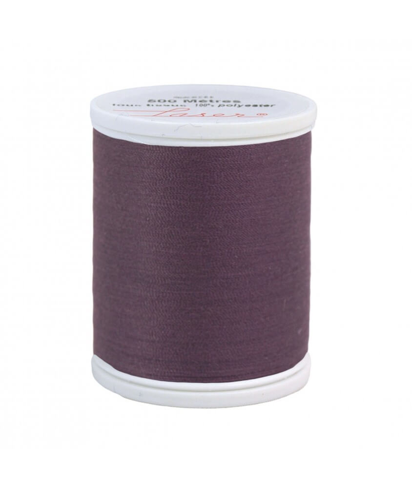 Fil 100% Polyester Lazer 500M Universel 37 coloris - Distrifil violet sperenza