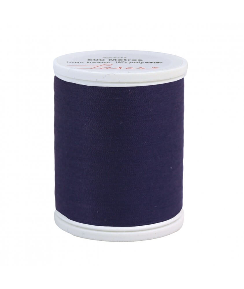 Fil 100% Polyester Lazer 500M Universel 37 coloris - Distrifil violet sperenza 