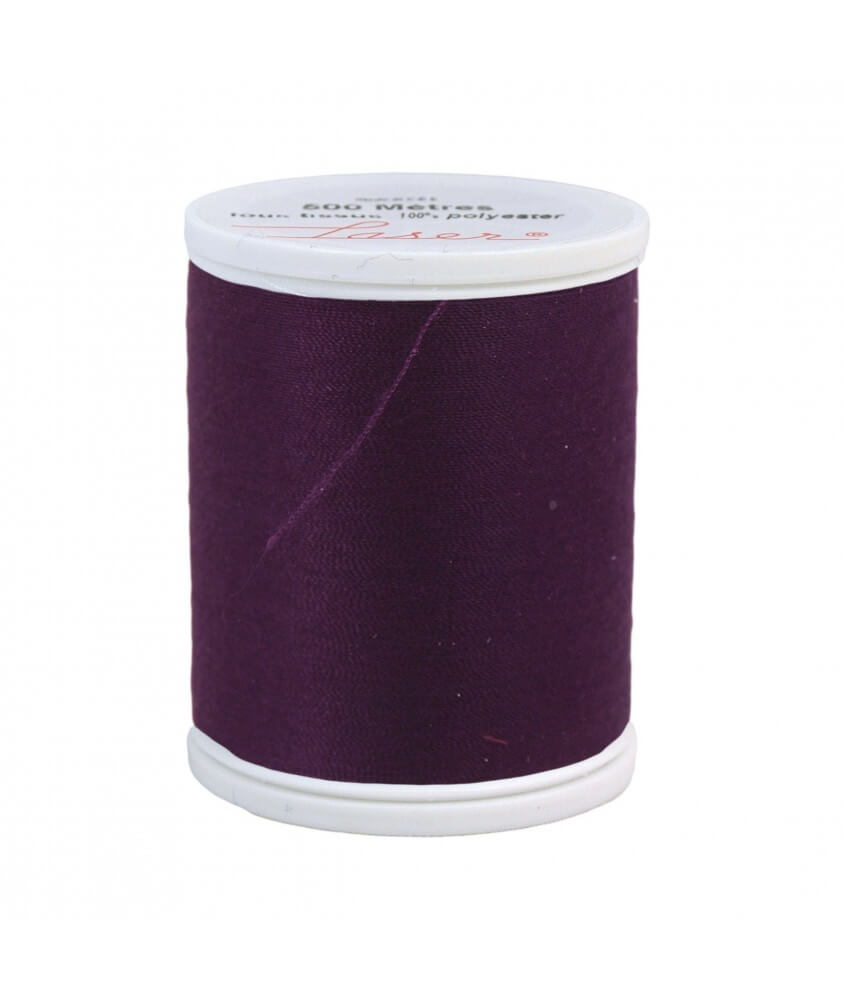 Fil 100% Polyester Lazer 500M Universel 37 coloris - Distrifil violet sperenza