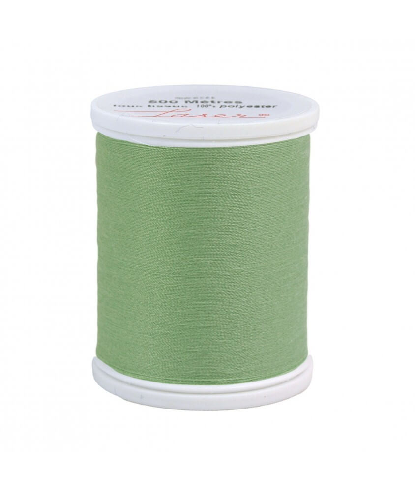 Fil 100% Polyester Lazer 500M Universel 37 coloris - Distrifil vert sperenza