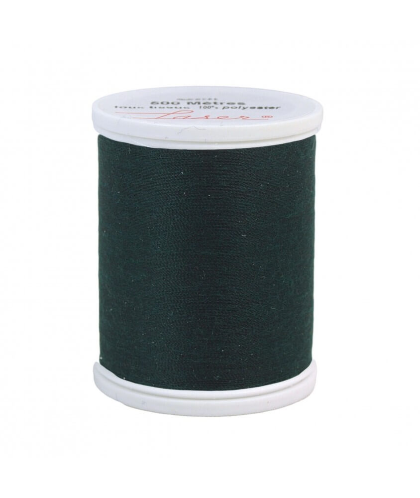 Fil 100% Polyester Lazer 500M Universel 37 coloris - Distrifil vert sperenza